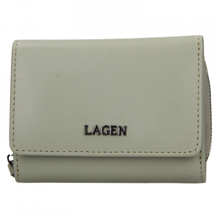 Dámská kožená peněženka Lagen BLC/5314/222 zelená