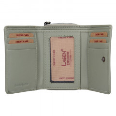 Dámská kožená peněženka Lagen BLC/5314/222 zelená č.3