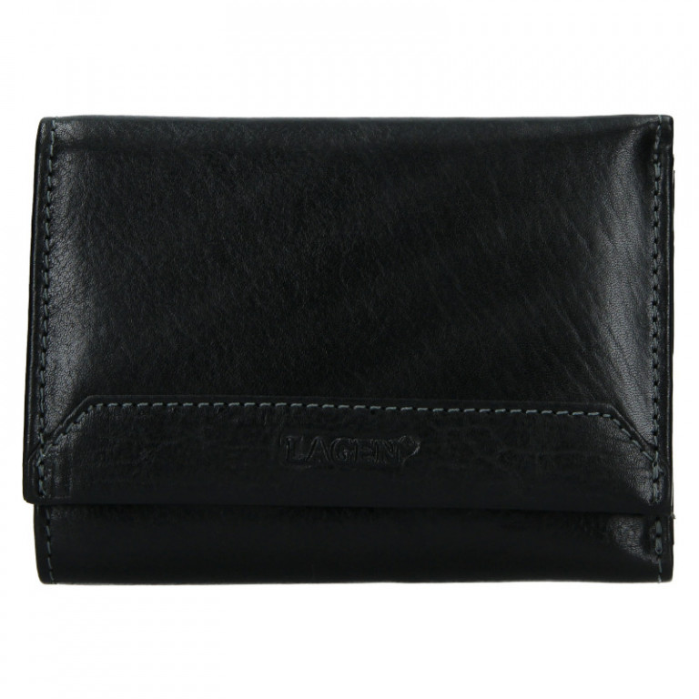 Dámská kožená peněženka LAGEN LG-10/T černá