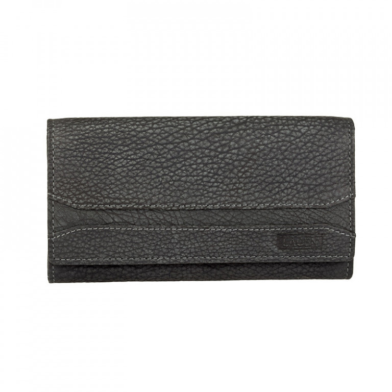 Dámská kožená peněženka LAGEN W-2025/W černá
