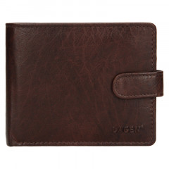 Pánská kožená peněženka Lagen E-1036/T tmavě hnědá č.1