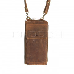 Kožená peněženka/taška na mobil Grenburry 1569-25 č.1