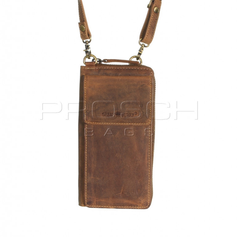 Kožená peněženka/taška na mobil Grenburry 1569-25