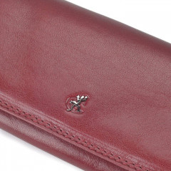 Dámská kožená peněženka Cosset 4467 Komodo bordová č.4