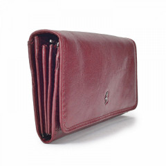 Dámská kožená peněženka Cosset 4467 Komodo bordová č.3