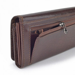 Dámská kožená peněženka Cosset 4467 Komodo hnědá č.6