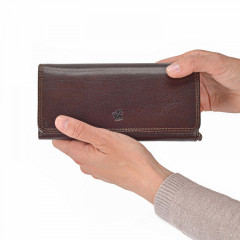 Dámská kožená peněženka Cosset 4467 Komodo hnědá č.12