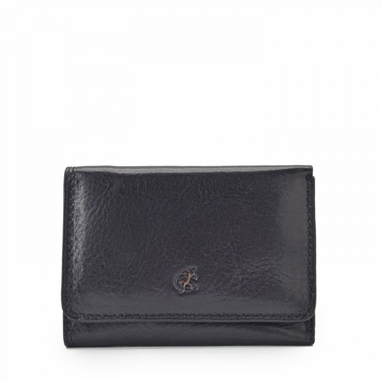 Dámská kožená peněženka COSSET 4499 Komodo černá