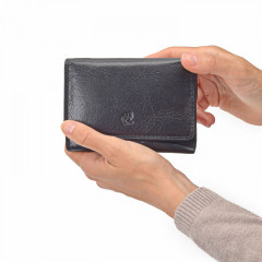 Dámská kožená peněženka COSSET 4499 Komodo černá č.10