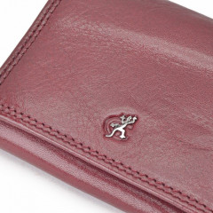 Dámská kožená peněženka Cosset 4508 Komodo bordová č.5