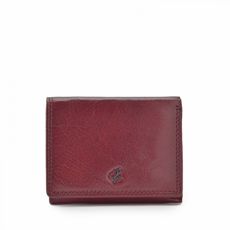 Dámská kožená peněženka Cosset 4508 Komodo bordová