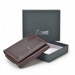 Dámská kožená peněženka Cosset 4508 Komodo hnědá č.8