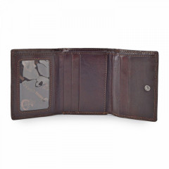 Dámská kožená peněženka Cosset 4508 Komodo hnědá č.5