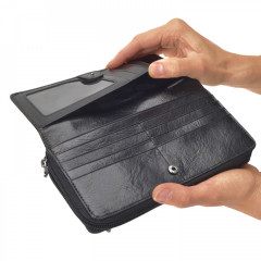 Dámská peněženka Cosset 4401 Komodo černá č.11