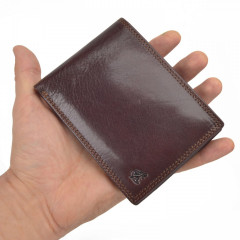 Pánská kožená peněženka Cosset 4460 Komodo hnědá č.4