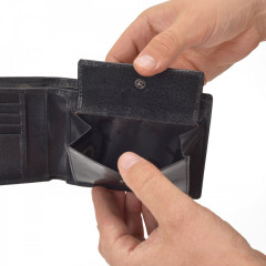 Pánská kožená peněženka Cossett 4460 Komodo černá č.10