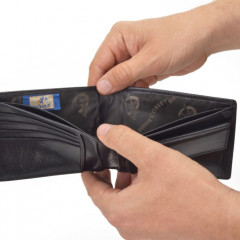 Pánská kožená peněženka Cossett 4460 Komodo černá č.7