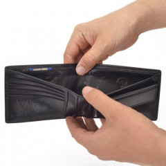 Pánská kožená peněženka Cossett 4460 Komodo černá č.8