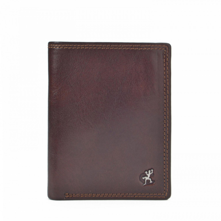 Pánská kožená peněženka Cosset 4501 Komodo H hnědá