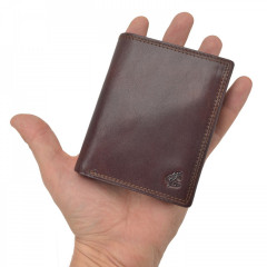 Pánská kožená peněženka Cosset 4501 Komodo H hnědá č.6