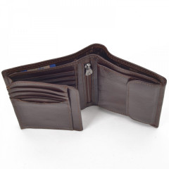 Pánská kožená peněženka Cosset 4501 Komodo H hnědá č.4