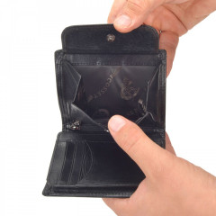 Pánská kožená peněženka Cosset 4501 Komodo C černá č.4