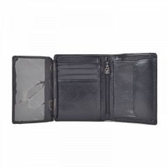 Pánská kožená peněženka Cosset 4501 Komodo C černá č.3