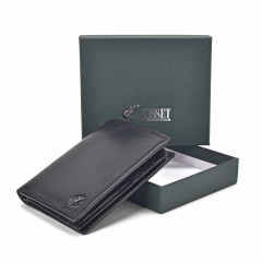Pánská kožená peněženka Cosset 4501 Komodo C černá č.8