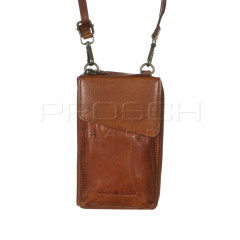 Kožená peněženka/taška na mobil Grenburry 2951-24 č.1