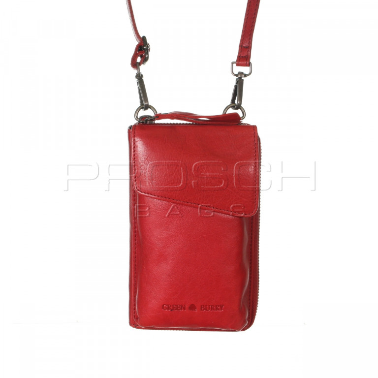 Kožená peněženka/taška na mobil Grenburry 2951-26