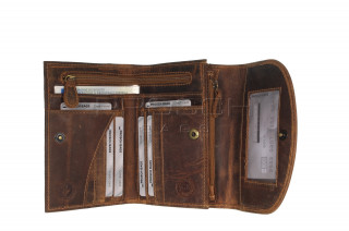 Kožená peněženka Greenburry 1700-25 hnědá č.11
