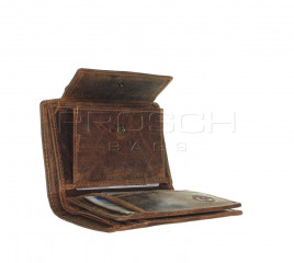Kožená peněženka Greenburry 1791-25 hnědá č.11