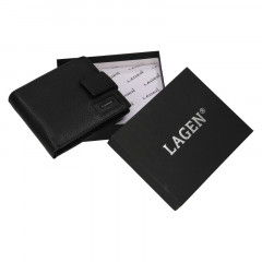 Pánská kožená peněženka LAGEN LG-10299 černá č.9