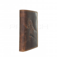 Kožená peněženka Greenburry 1701-Horse-25 hnědá č.2