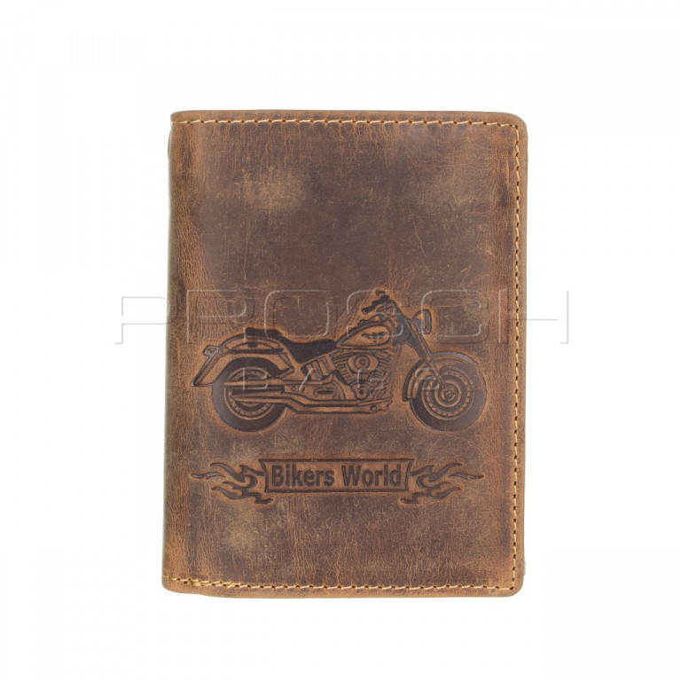 Kožená peněženka s řetězem Greenburry 1796A-Bike-