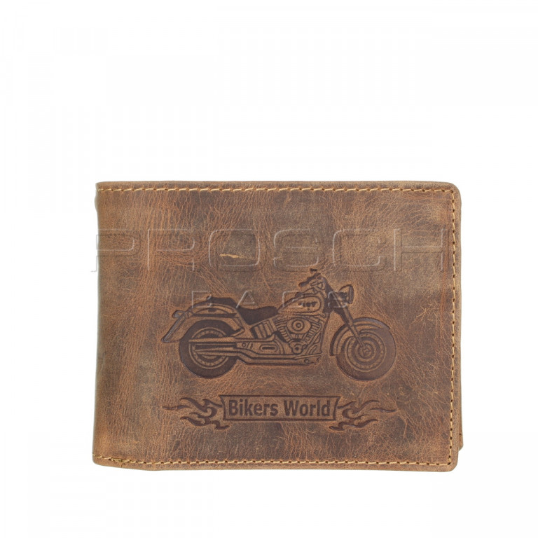 Kožená peněženka s řetězem Greenburry 1796-Bike-25