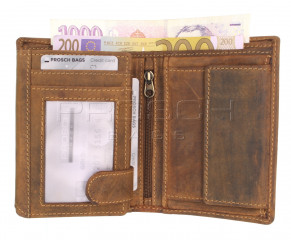 Kožená peněženka Greenburry D-1796A-25 Brown č.8