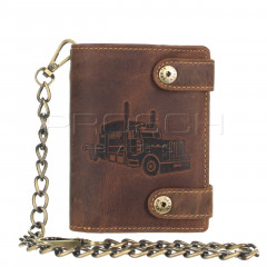 Kožená peněženka s řetězem Greenburry 1796A-Truck č.5