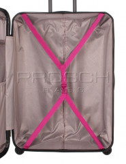Velký cestovní kufr D&N 2470-04 Pink č.9