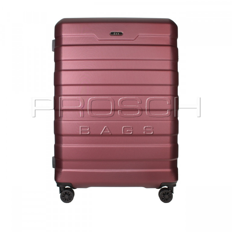 Velký cestovní kufr D&N 2470-12 Bordo