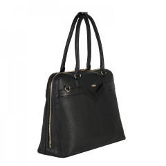 Kožená kabelka na notebook SOCHA Couture Black 15. č.2