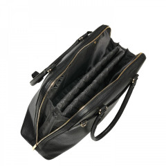 Kožená kabelka na notebook SOCHA Couture Black 15. č.7