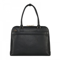 Kožená kabelka na notebook SOCHA Couture Black 15. č.3