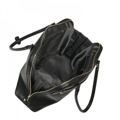 Kožená kabelka na notebook SOCHA Couture Black 15. č.8