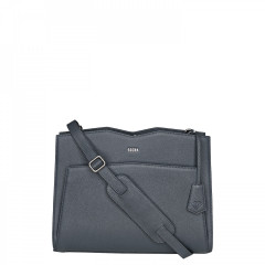 Kožená kabelka na notebook SOCHA Shoulder Grey 14” č.4