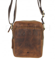 Pánská kožená taška Greenburry 1611-25 hnědá č.5