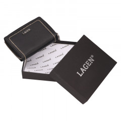 Dámská kožená peněženka Lagen 180623 černá č.6
