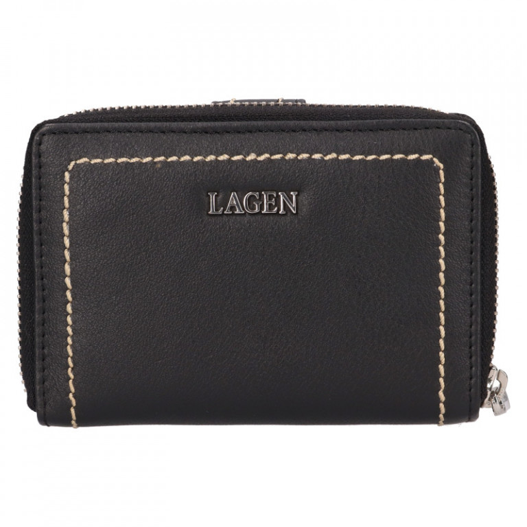 Dámská kožená peněženka Lagen 180623 černá
