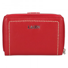 Dámská kožená peněženka Lagen 160823 červená č.1
