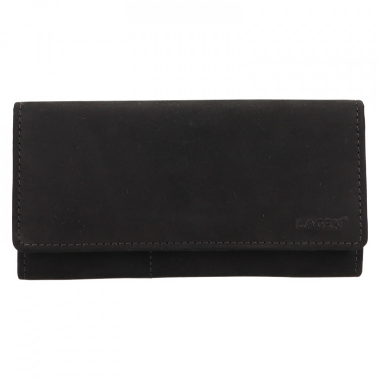 Dámská kožená peněženka Lagen 66-102 černá